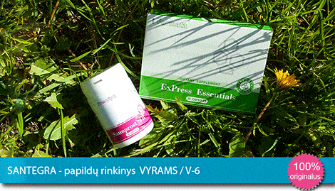 Santegra-papildu rinkinys vyrams - ExPress Essentials (30) + Sanoprost™ TR (60) santegra-papildu-rinkinys-vyrams-express-essentials-sanoprost-kaina-akcija-pigiau